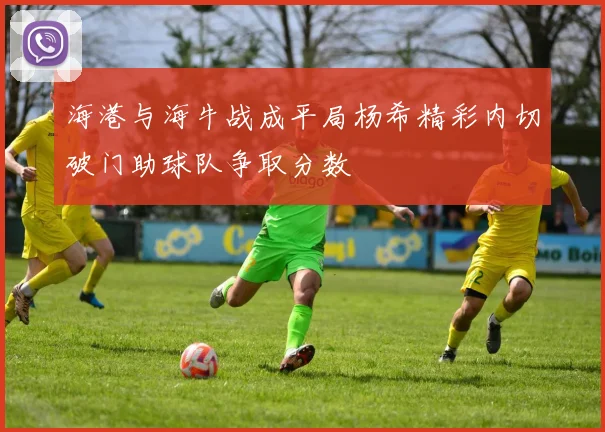 海港与海牛战成平局杨希精彩内切破门助球队争取分数